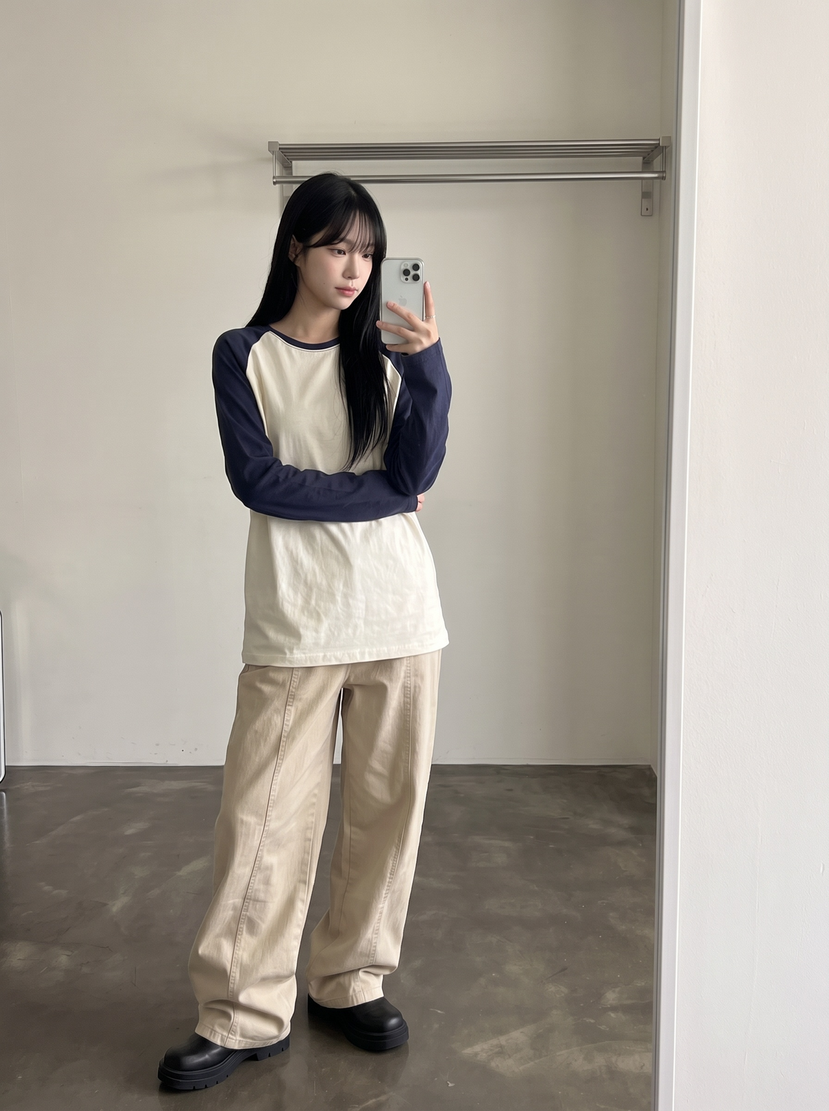 Raglan Autumn T Cream