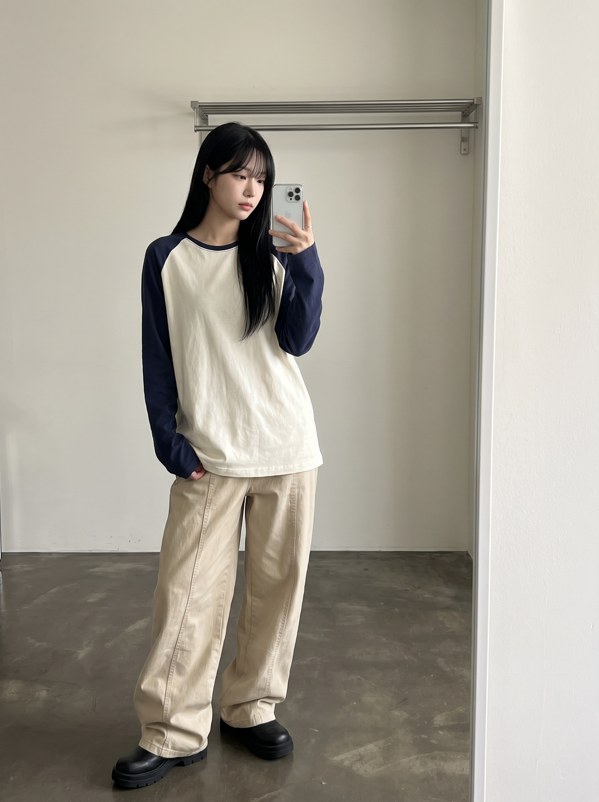 Raglan Autumn T Cream