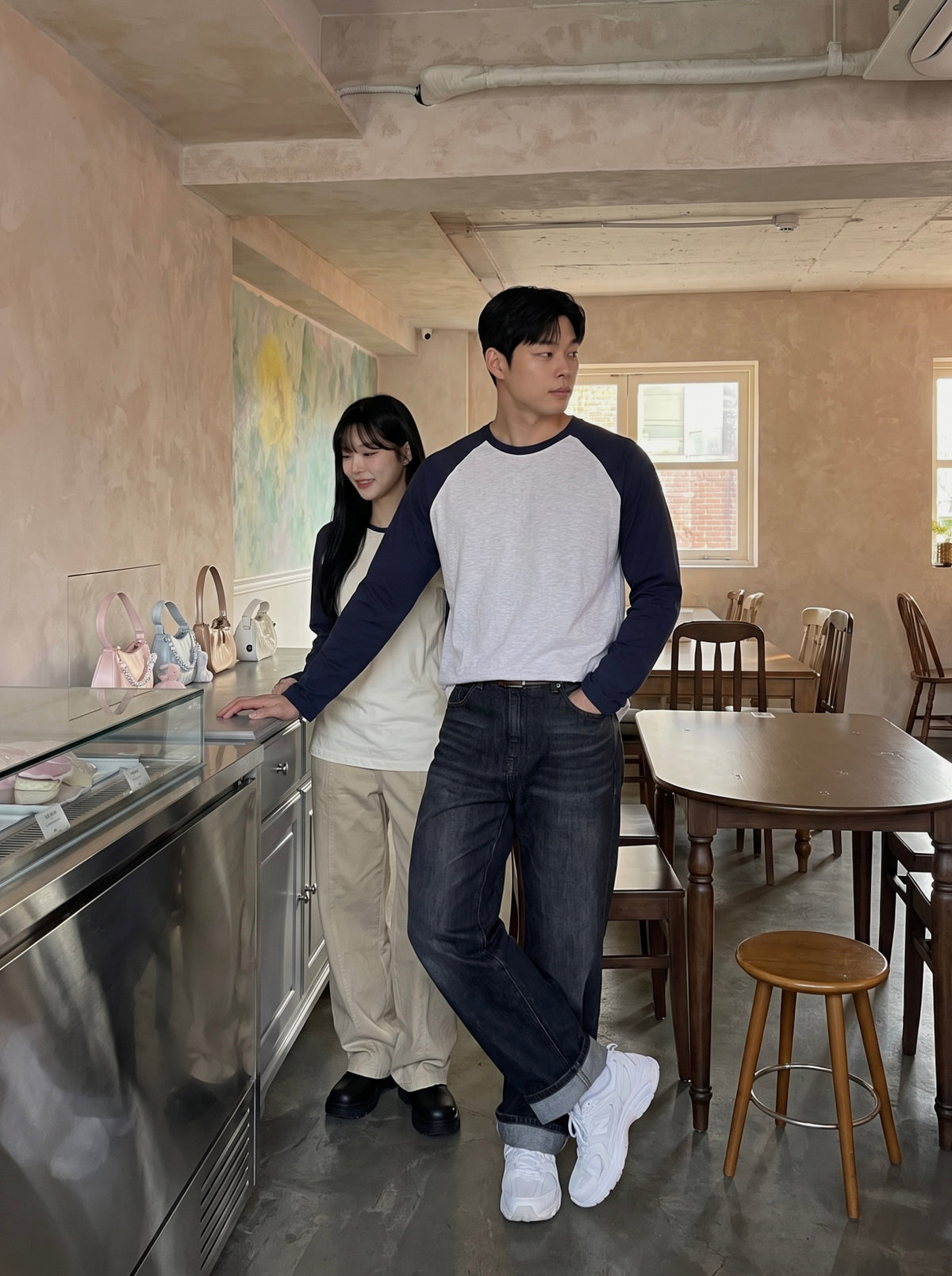 Raglan Couple Autumn T SET