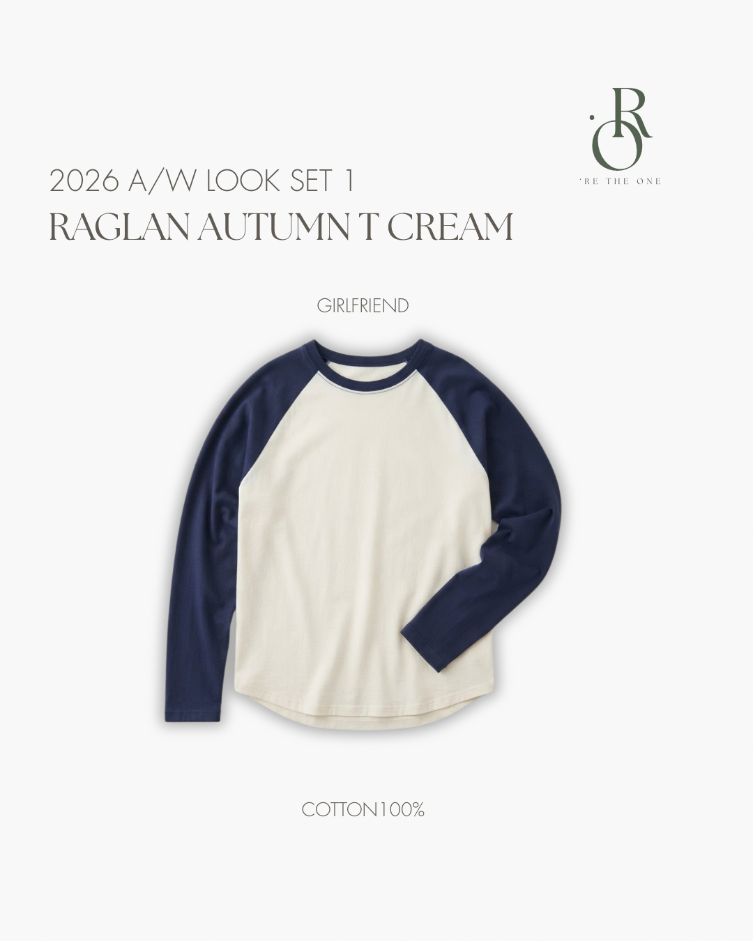 Raglan Autumn T Cream