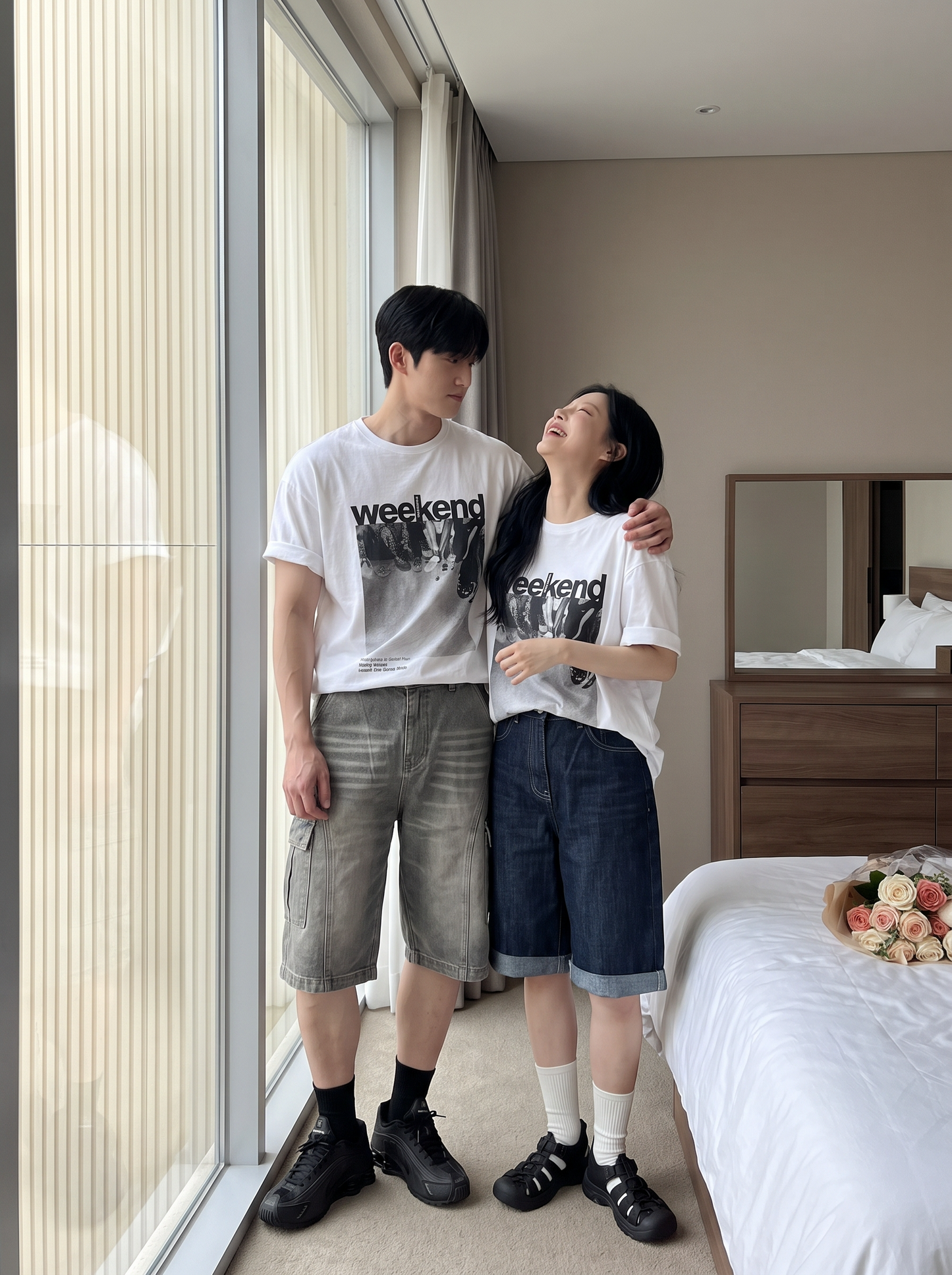 Weekend over Tshirts Set