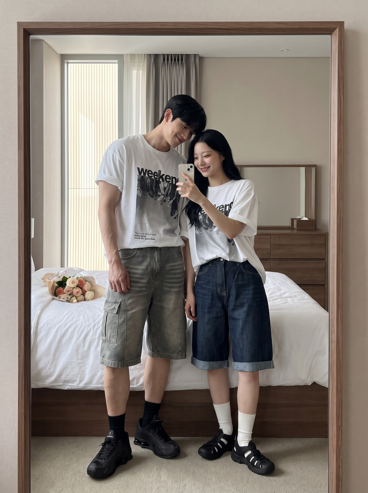 Weekend over Tshirts Set