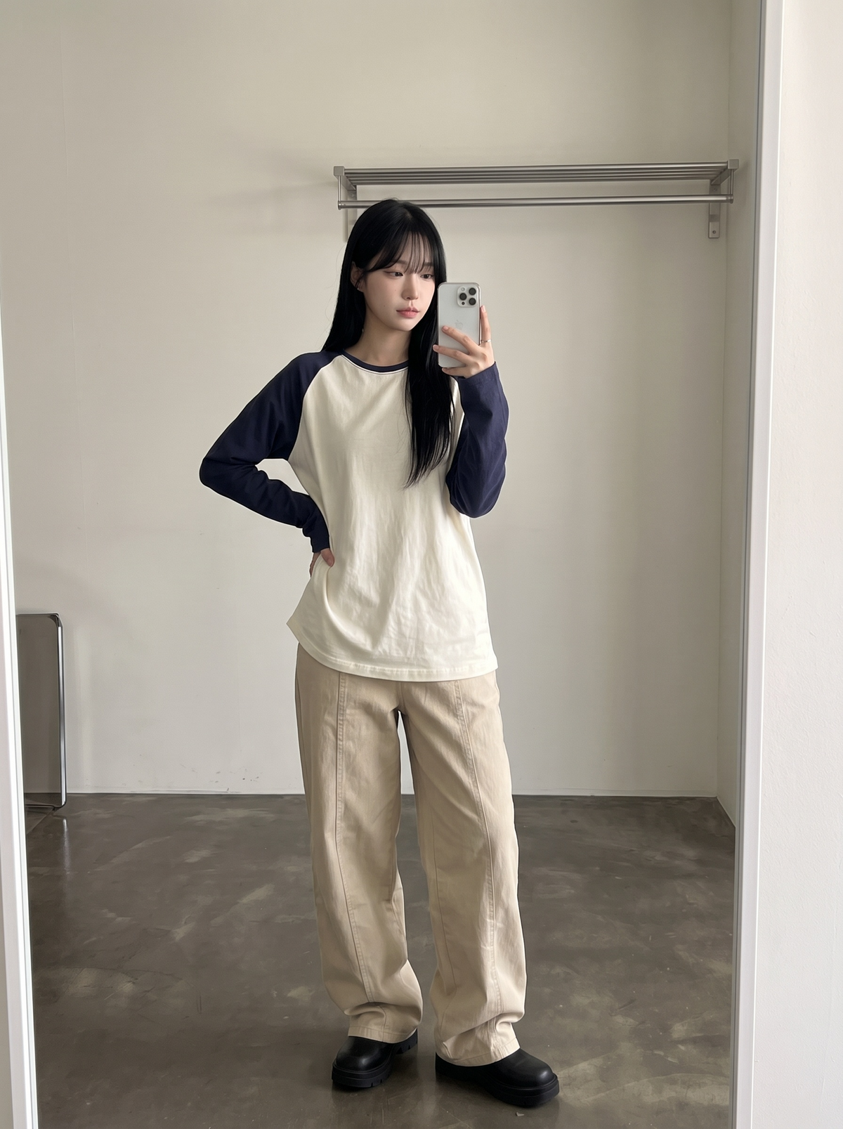 Raglan Autumn T Cream
